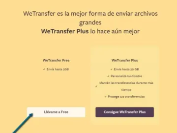 Miniatura WeTransfer Plataforma