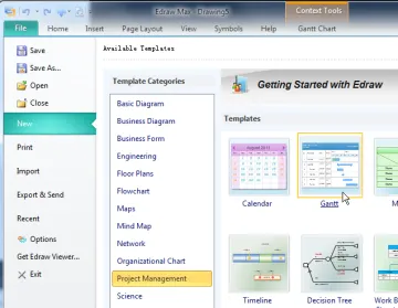 Miniatura Edraw Gantt Chart